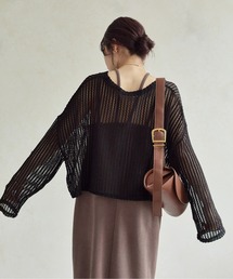 Thevon | ショート丈メッシュニット(ニット/セーター)