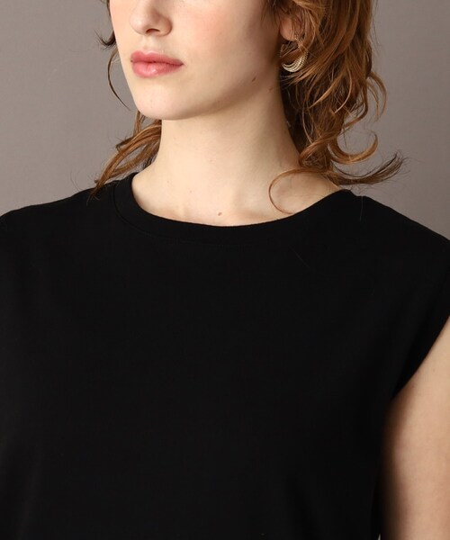 DRESSTERIOR(ドレステリア)の「【前後2WAY/洗える/大人カジュアル】エシカルオーガニックコットンワンピース(ワンピース・レディース・ブラック/ライトブルー/グレー・34/38/36)」の7枚目の写真