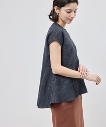 ROPE' | ジャカードシームペプラムブラウス(シャツ/ブラウス)