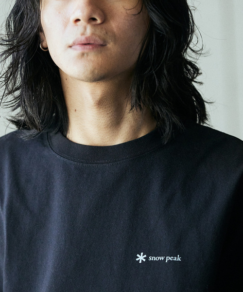 Snow Peak(スノーピーク)の「SNOW PEAK × JOURNAL STANDARD / 別注 UCCP Solid Stake Tshirt(Tシャツ/カットソー・メンズ・ブラック/ホワイト・X-LARGE/LARGE/MEDIUM)」の4枚目の写真