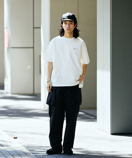 Snow Peak(スノーピーク)の「SNOW PEAK × JOURNAL STANDARD / 別注 UCCP Solid Stake Tshirt(Tシャツ/カットソー・メンズ・ブラック/ホワイト・X-LARGE/LARGE/MEDIUM)」の6枚目の写真