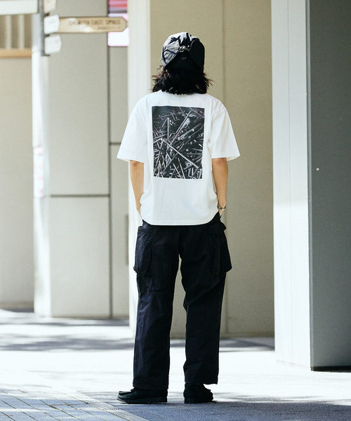 Snow Peak(スノーピーク)の「SNOW PEAK × JOURNAL STANDARD / 別注 UCCP Solid Stake Tshirt(Tシャツ/カットソー・メンズ・ブラック/ホワイト・X-LARGE/LARGE/MEDIUM)」の8枚目の写真