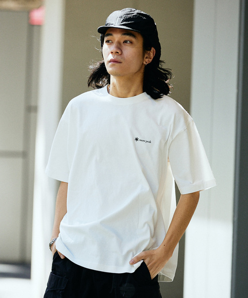 Snow Peak(スノーピーク)の「SNOW PEAK × JOURNAL STANDARD / 別注 UCCP Solid Stake Tshirt(Tシャツ/カットソー・メンズ・ブラック/ホワイト・X-LARGE/LARGE/MEDIUM)」の9枚目の写真