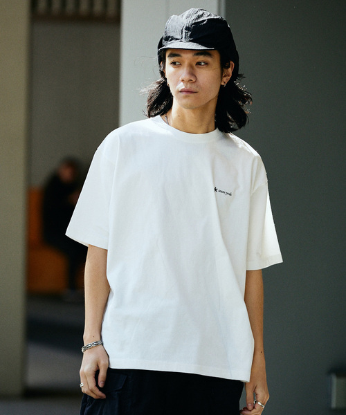Snow Peak(スノーピーク)の「SNOW PEAK × JOURNAL STANDARD / 別注 UCCP Solid Stake Tshirt(Tシャツ/カットソー・メンズ・ブラック/ホワイト・X-LARGE/LARGE/MEDIUM)」の10枚目の写真