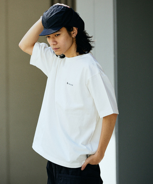 Snow Peak(スノーピーク)の「SNOW PEAK × JOURNAL STANDARD / 別注 UCCP Solid Stake Tshirt(Tシャツ/カットソー・メンズ・ブラック/ホワイト・X-LARGE/LARGE/MEDIUM)」の12枚目の写真