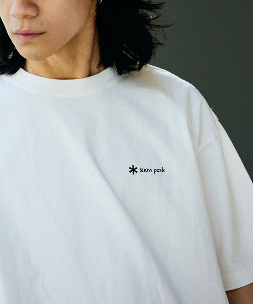 Snow Peak(スノーピーク)の「SNOW PEAK × JOURNAL STANDARD / 別注 UCCP Solid Stake Tshirt(Tシャツ/カットソー・メンズ・ブラック/ホワイト・X-LARGE/LARGE/MEDIUM)」の13枚目の写真