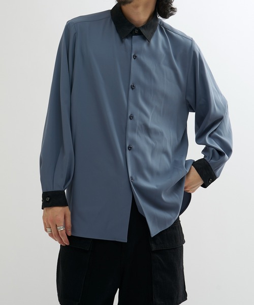 Lui's（ルイス）の「ジャガードクレリックシャツ（シャツ/ブラウス