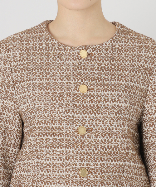 IENA（イエナ）の「【COUTURE D`ADAM】イタリアンツイードスペンサー