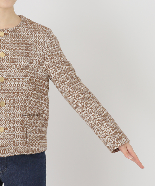 IENA（イエナ）の「【COUTURE D`ADAM】イタリアンツイードスペンサー