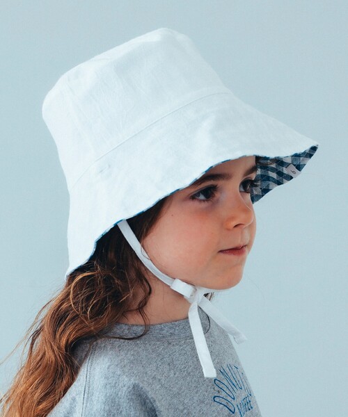 こども ビームス（コドモビームス）の「こども ビームス /  リバーシブル ハット（48～50cm）（ハット・キッズ・イエロー/ブルー・50㎝/48㎝）」の4枚目の写真