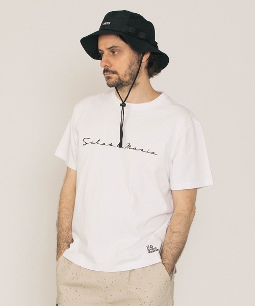 SILAS（サイラス）の「SCRIPT S/S TEE（Tシャツ/カットソー・メンズ・ブラック/グレー/ホワイト・M/L/XL）」の5枚目の写真