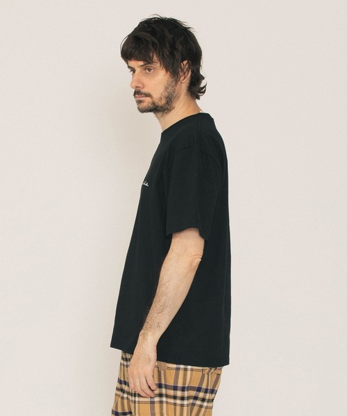 SILAS（サイラス）の「SCRIPT S/S TEE（Tシャツ/カットソー・メンズ・ブラック/グレー/ホワイト・M/L/XL）」の7枚目の写真
