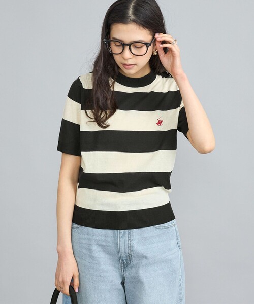 BEVERLY HILLS POLO CLUB(ビバリーヒルズポロクラブ)の「【WEB限定】BEVERLY HILLS POLO CLUB(ビバリーヒルズポロクラブ)コンパクトニット(ニット/セーター・レディース・その他1/ブラック・M)」の3枚目の写真