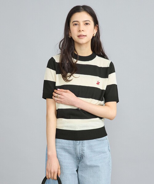 BEVERLY HILLS POLO CLUB(ビバリーヒルズポロクラブ)の「【WEB限定】BEVERLY HILLS POLO CLUB(ビバリーヒルズポロクラブ)コンパクトニット(ニット/セーター・レディース・その他1/ブラック・M)」の6枚目の写真