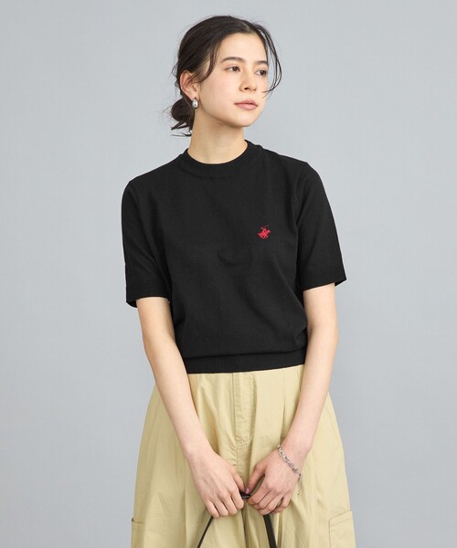 BEVERLY HILLS POLO CLUB(ビバリーヒルズポロクラブ)の「【WEB限定】BEVERLY HILLS POLO CLUB(ビバリーヒルズポロクラブ)コンパクトニット(ニット/セーター・レディース・その他1/ブラック・M)」の8枚目の写真