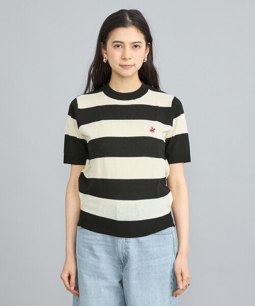 BEVERLY HILLS POLO CLUB(ビバリーヒルズポロクラブ)の「【WEB限定】BEVERLY HILLS POLO CLUB(ビバリーヒルズポロクラブ)コンパクトニット(ニット/セーター・レディース・その他1/ブラック・M)」の15枚目の写真