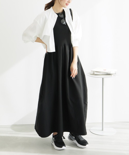 ROPE' PICNIC(ロペピクニック)の「ヨークドロストクロップドシャツ(シャツ/ブラウス・レディース・ホワイト/ブルー系その他/ブルー/ピンク・38)」の6枚目の写真