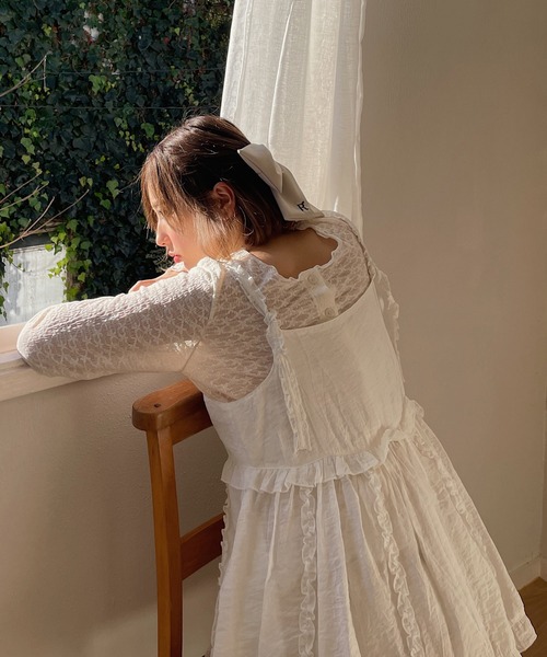 RUBY AND YOU（ルビーアンドユー）の「シアーフリルキャミソール