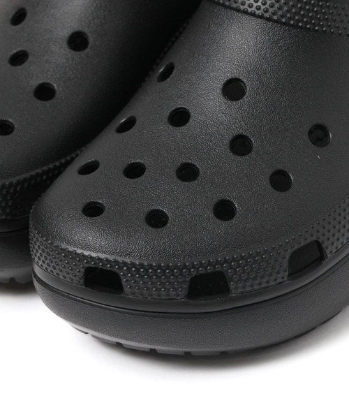 crocs(クロックス)の「【LADIES】crocs/CL PL CLOG クラシック プラットフォーム クロッグ 2976132(サンダル・レディース・ホワイト/ブラック/ピンク・MEDIUM/SMALL)」の13枚目の写真