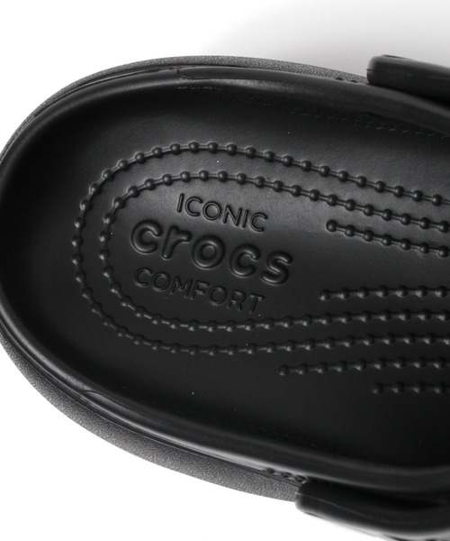 crocs(クロックス)の「【LADIES】crocs/CL PL CLOG クラシック プラットフォーム クロッグ 2976132(サンダル・レディース・ホワイト/ブラック/ピンク・MEDIUM/SMALL)」の9枚目の写真