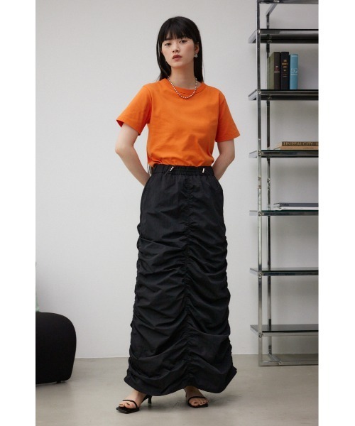 AZUL by moussy（アズールバイマウジー）の「カーゴロングスカート（スカート・レディース・ブラウン/オフホワイト/ブラック・SMALL/MEDIUM）」の15枚目の写真