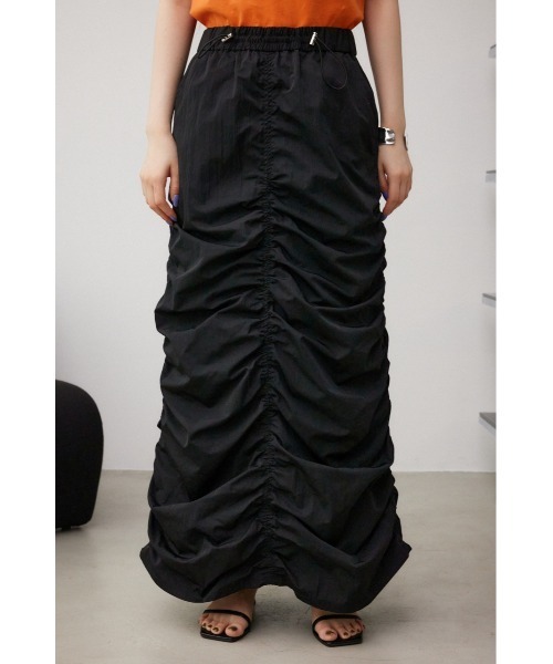 AZUL by moussy（アズールバイマウジー）の「カーゴロングスカート（スカート・レディース・ブラウン/オフホワイト/ブラック・SMALL/MEDIUM）」の16枚目の写真