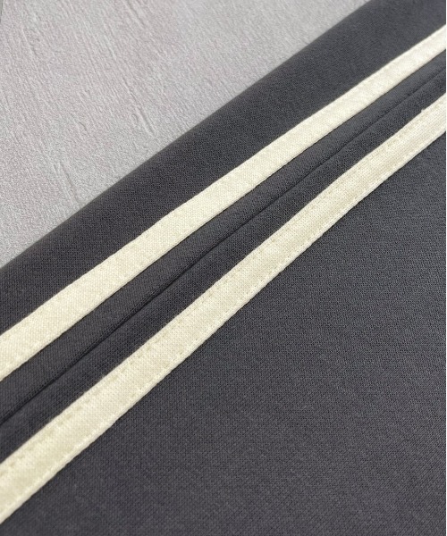 ad thie（アドティエ）の「ピンタック サイドラインジョガーパンツ（スウェットパンツ・レディース・アイボリー/オートミール/チャコール・FREE）」の6枚目の写真