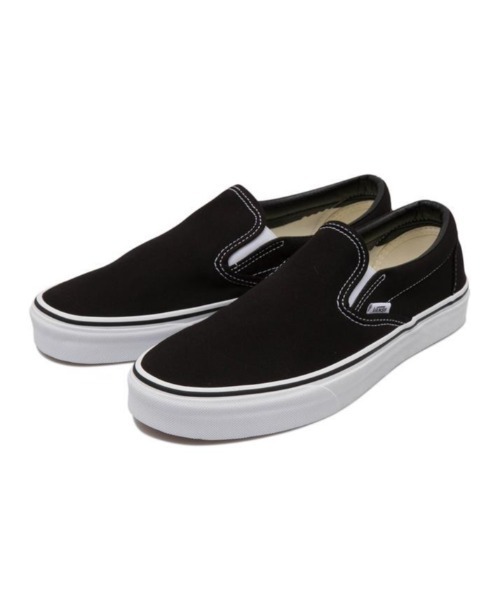 VANS(バンズ)の「【VANS】CLASSIC SLIP-ON(スリッポン・メンズ・ブラック×ホワイト/ブラック/ブラック系その他・26.5/28/27.5/27/26)」の5枚目の写真