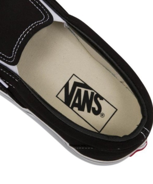 VANS(バンズ)の「【VANS】CLASSIC SLIP-ON(スリッポン・メンズ・ブラック×ホワイト/ブラック/ブラック系その他・26.5/28/27.5/27/26)」の8枚目の写真