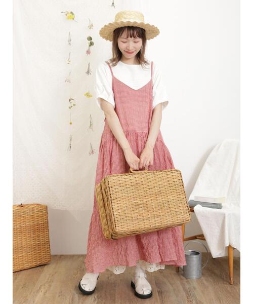 Samansa Mos2（サマンサ モスモス）の「パーツレース貼りカットソー（T