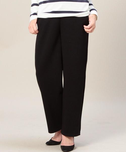 BEAUTY&YOUTH UNITED ARROWS(ビューティーアンドユースユナイテッドアローズ)の「BY リブダブルフェイスパンツ ◆(その他パンツ・レディース・ブラック/ライトグレー・フリー)」の2枚目の写真
