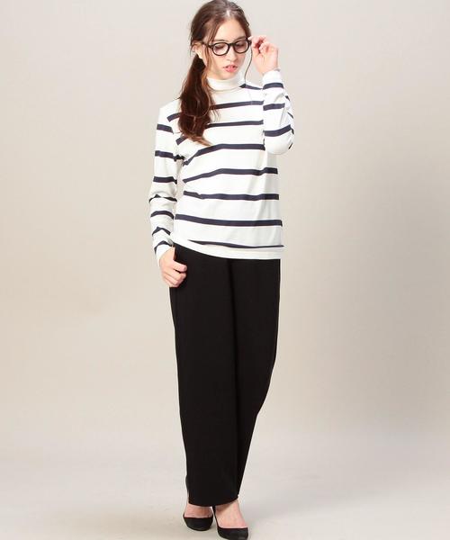 BEAUTY&YOUTH UNITED ARROWS(ビューティーアンドユースユナイテッドアローズ)の「BY リブダブルフェイスパンツ ◆(その他パンツ・レディース・ブラック/ライトグレー・フリー)」の5枚目の写真