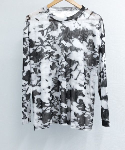 Miniministore(ミニミニストア)の「シースルー Tシャツ レディース 長袖(Tシャツ/カットソー・レディース・ブルー/ブラック/ライトグレー・FREE)」の16枚目の写真