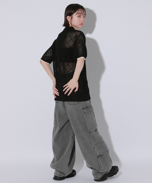 Anui(アニュイ)の「【UNISEX/2サイズ展開】カーゴイージーデニム(デニムパンツ・レディース・ライトブルー/ライトブラック・MEDIUM/SMALL)」の21枚目の写真