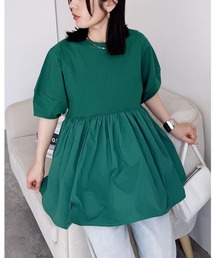 reca | 【ZOZOTOWN限定】パフスリーブペプラムプルオーバー(Tシャツ/カットソー)