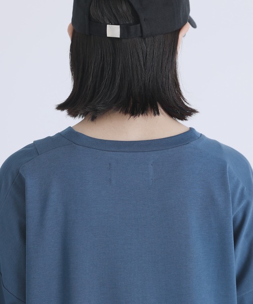 n'OrLABEL(ノアールレーベル)の「【機能素材】『アシンメトリー切り替えワンピース』(ワンピース・レディース・ライトカーキ/ダークブルー/ブラック・2/1)」の11枚目の写真