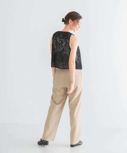 URBAN RESEARCH（アーバンリサーチ）の「レースジレ（シャツ/ブラウス・レディース・オフホワイト/ブラック・FREE）」の15枚目の写真