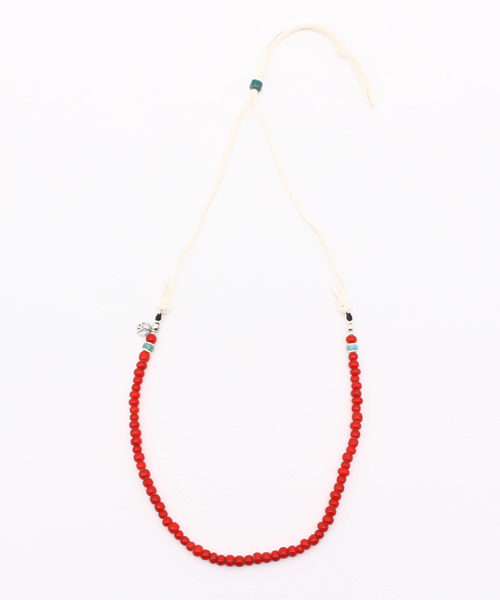 SunKu（サンク）の「別注ﾈｯｸﾚｽ（ネックレス・メンズ・ブラック/その他16/レッド・FREE）」の3枚目の写真