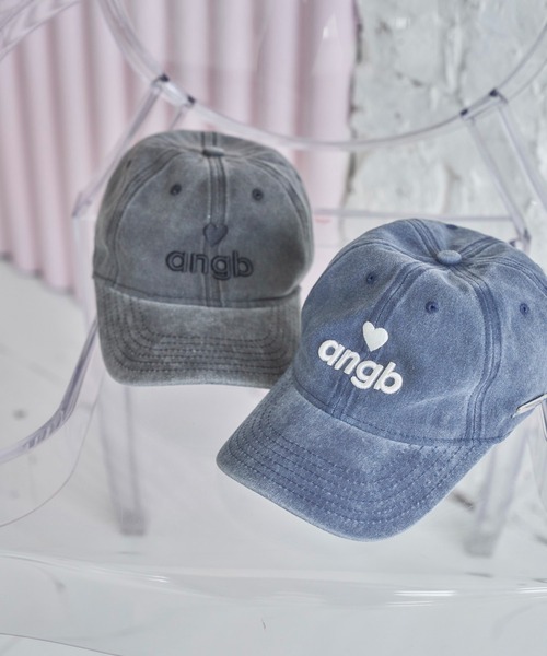 ANDGEEBEE（アンジービー）の「ケミカルウォッシュロゴキャップ（キャップ・レディース・ブルー/ブラック・FREE）」の12枚目の写真