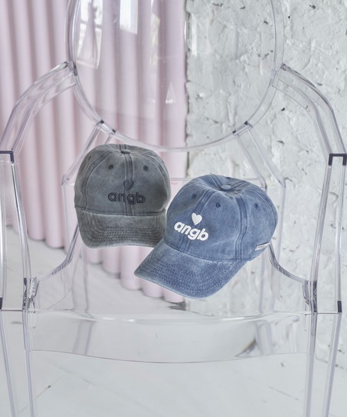 ANDGEEBEE（アンジービー）の「ケミカルウォッシュロゴキャップ（キャップ・レディース・ブルー/ブラック・FREE）」の11枚目の写真
