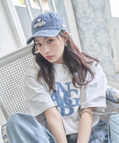 ANDGEEBEE（アンジービー）の「ケミカルウォッシュロゴキャップ（キャップ・レディース・ブルー/ブラック・FREE）」の10枚目の写真