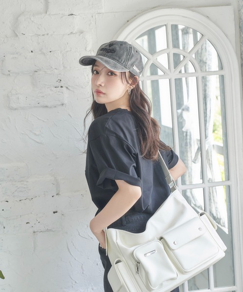 ANDGEEBEE（アンジービー）の「ケミカルウォッシュロゴキャップ（キャップ・レディース・ブルー/ブラック・FREE）」の17枚目の写真