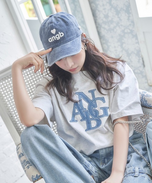 ANDGEEBEE（アンジービー）の「ケミカルウォッシュロゴキャップ（キャップ・レディース・ブルー/ブラック・FREE）」の18枚目の写真