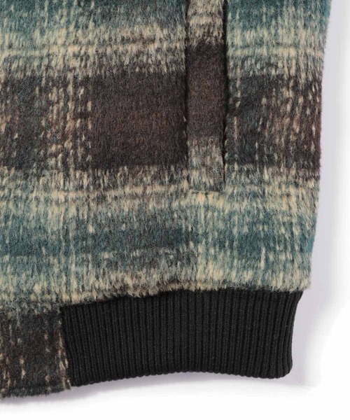 Noen（ノエン）の「オンブレチェックブルゾン（ダウンジャケット