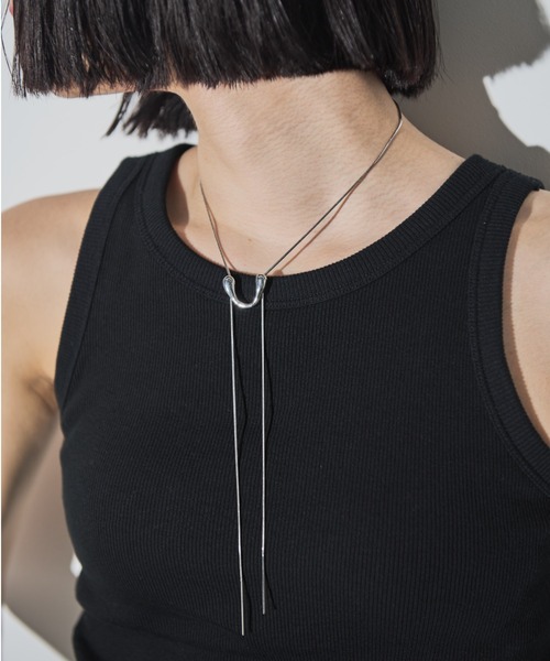 Shelly island（シェリーアイランド）の「ダブルロングループネックレス（ネックレス・レディース・ゴールド/シルバー・FREE）」の12枚目の写真