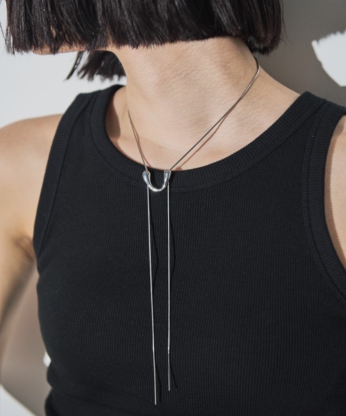 Shelly island（シェリーアイランド）の「ダブルロングループネックレス（ネックレス・レディース・ゴールド/シルバー・FREE）」の17枚目の写真