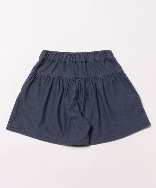 HAKKA KIDS(ハッカキッズ)の「デニムライクキュロットスカート(スカート・キッズ・ネイビー・110cm/130cm/100cm/120cm)」の2枚目の写真