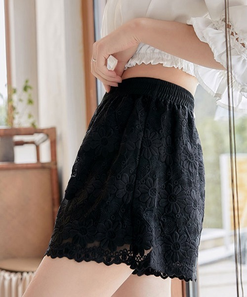 Miniministore(ミニミニストア)の「ペチパンツ 3分丈パンツショートパンツ ショーパン 短パン ハーフパンツ クロップド(その他パンツ・レディース・ブラック/ホワイト・FREE)」の18枚目の写真