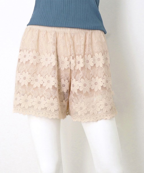 Miniministore(ミニミニストア)の「ペチパンツ 3分丈パンツショートパンツ ショーパン 短パン ハーフパンツ クロップド(その他パンツ・レディース・ブラック/ホワイト・FREE)」の8枚目の写真