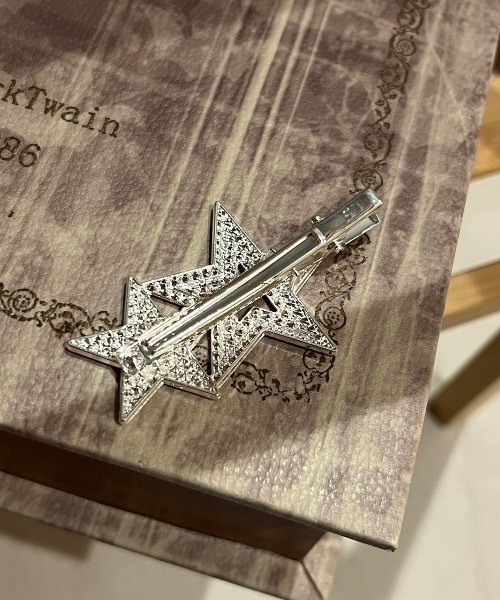 almo（アルモ）の「ダブルスターラインストーンヘアピン(BQ)（ヘアピン・レディース・シルバー・FREE）」の9枚目の写真